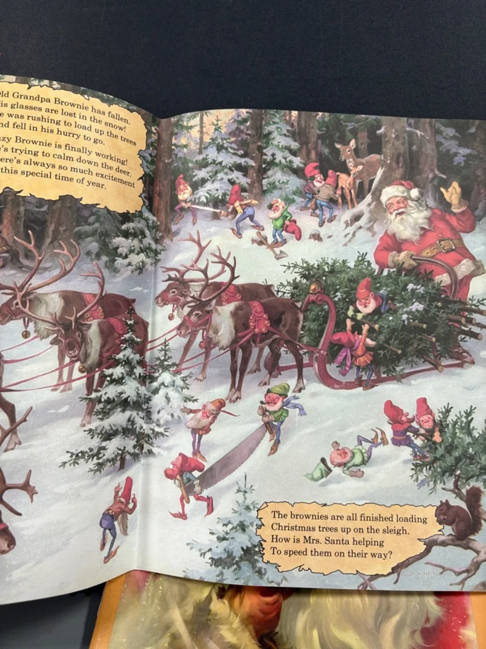 Jolly Old Santa Claus & Christmas ABC Holiday  Vintage Santa Book Lot